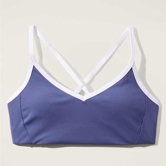 NWT Athleta Seabreeze Bikini Dusk/White Top Size Large (Best for D-DD C… - Picture 5 of 8